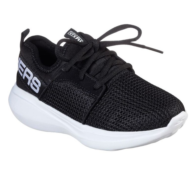 Skechers Pojkar Svarta/Vita Sneakers - Gorun Fast - Valor - Sverige (FSZLG-6801)